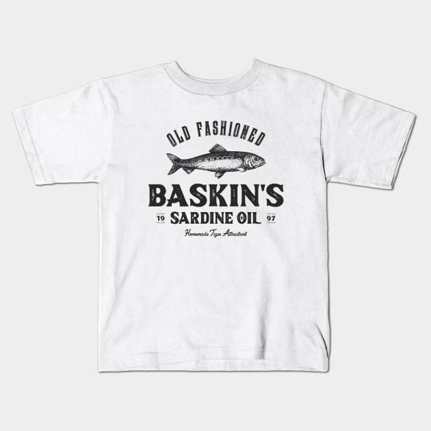 Baskin's Sardine Oil Kids T-Shirt by NotoriousMedia